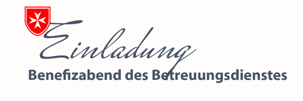 Einladung Benefizabend Betreuungsdienst