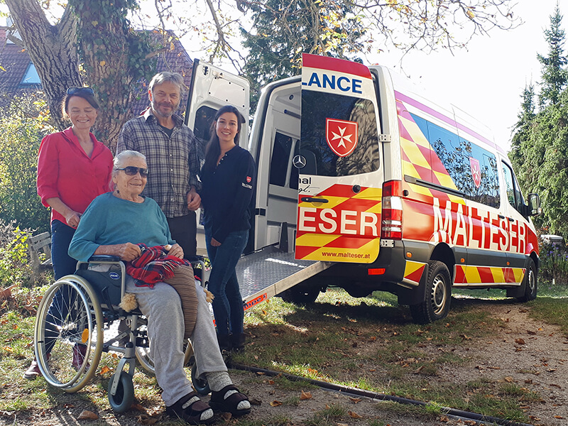 Herzenswunsch Frau Strobele Gaaden Malteser Veranstaltung