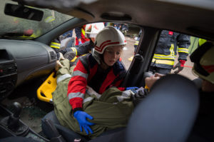 Malteser Bundesübung 2019 Veranstaltung EMT Training Johanniter Samariter FFW Steyregg