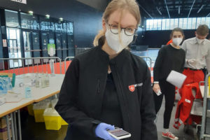 Malteser Salzburg Massentests Messezentrum 1