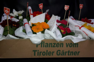 Malteser Tirol Blumengruss fuer Betreute 1