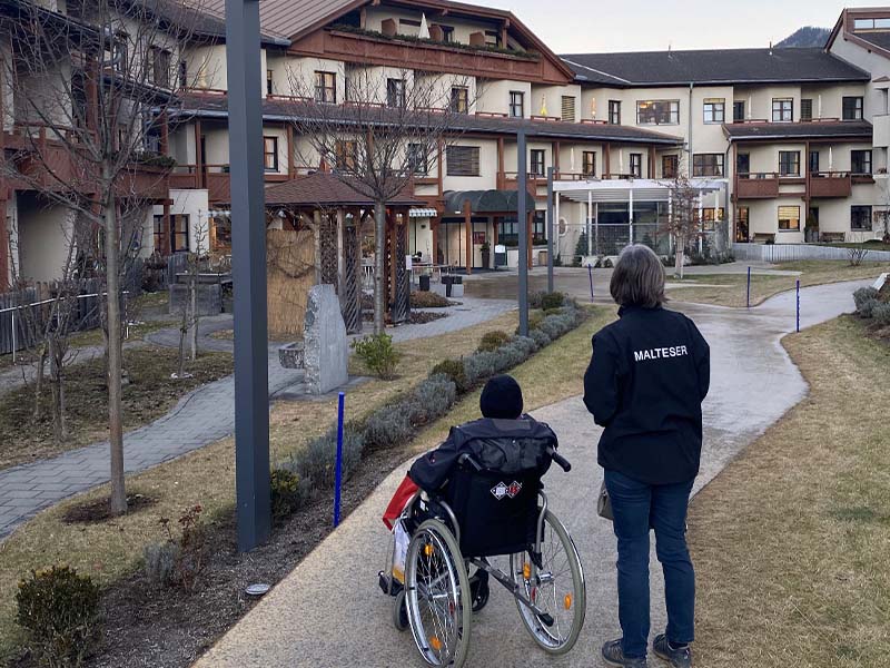 Herzenswunsch Malteser Tirol Anna W Seniorenheim Besuch Mutter 02