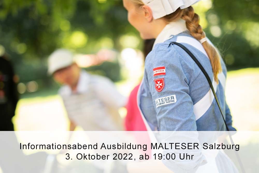 Malteser Salzburg Infoabend Ausbildung 20221003