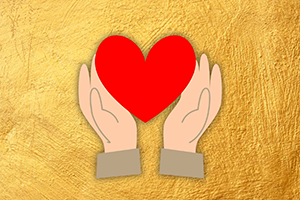 Grosses Herz Hände Grosses Herz Hände