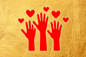 Kleine Herzen Hände Kleine Herzen Hände